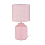 Настольный светильник Арти М 134-147 с абажуром 32*17 см розовый