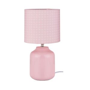 Купить Настольный светильник Арти М 134-147 с абажуром 32*17 см розовый