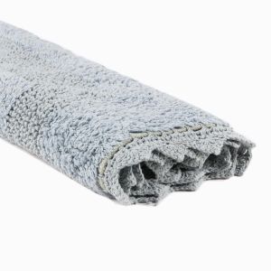 Купить Коврик АРИЯ Lupen с гипюром 60*90 светло-голубой