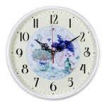 Настенные часы Авангард 21 Век 2940-111 (2940) белый/бирюзовый