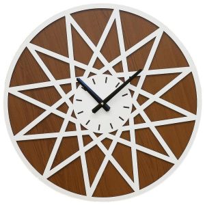 Купить Настенные часы Авангард HR 12-12 50*50 белый/коричневый