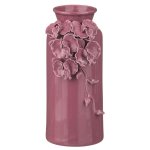 Ваза Арти М 146-481 Орхидеи 13*11*25 см розовый