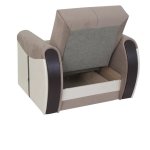 Набор мягкой мебели АСМ-Элегант Сиеста-4 (диван + кресло + пуф) noyz10/ideal 302/экотекс 213
