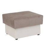 Набор мягкой мебели АСМ-Элегант Сиеста-4 (диван + кресло + пуф) noyz10/ideal 302/экотекс 213