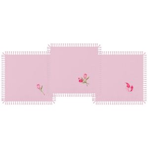 Купить Набор салфеток Арти М 850-517-16 (3 шт.) 40*40 Тюльпаны розовый