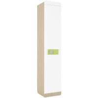 Пенал Аквилон П5.1 левый Стиль туя светлая/лайм