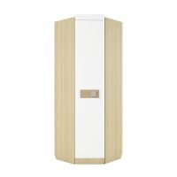 Шкаф угловой Аквилон ШУ3 Стиль туя светлая/белый/кофе с молоком