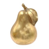 Фигурка декоративная РЕМЕКО 270269 Груша 9*9*14 см золото