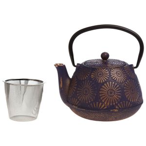 Купить Чайник заварочный Арти М 734-023 1200 мл синий/бронза