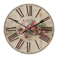 Настенные часы Авангард Вега А1-3 Винтаж бежевый/коричневый