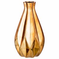 Ваза Арти М 112-511 17*17*30,5 см золото