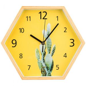 Купить Настенные часы Арти М 220-406 Lovely home 31 см цвет желтый/зеленый