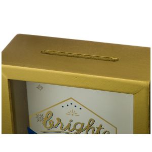 Купить Копилка Арти М 124-116 Счастливого дня рождения 16*20*7 см золотистый
