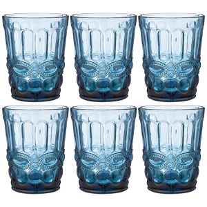 Купить Набор стаканов Арти М 781-108 (6 шт.) Серпентина 270 мл 10 см цвет синий