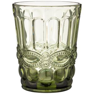 Купить Набор стаканов Арти М 781-109 (6 шт.) Серпентина 270 мл 10 см цвет зелёный