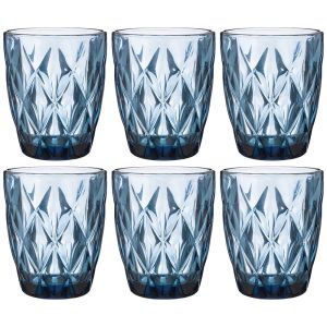 Купить Набор стаканов Арти М 781-122 (6 шт.) Ромбо 240 мл 10 см цвет синий