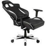 Кресло компьютерное DXRacer  King OH/KS57/NW чёрный/белый