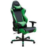 Кресло компьютерное DXRacer Racing OH/RE0/NE чёрный/зеленый