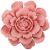 Панно Арти М 146-1286 Пион 25,6*25,6*7,5 см розовый