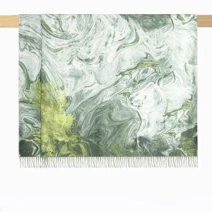 Купить Плед АРИЯ Marble 150*200 зелёный