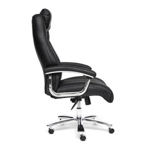 Купить Кресло компьютерное TetChair Trust кож/зам, черный/черный стеганный/черный, 36-6/36-6