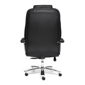 Купить Кресло компьютерное TetChair Trust кож/зам, черный/черный стеганный/черный, 36-6/36-6