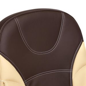 Купить Кресло компьютерное TetChair Twister кож/зам, черный/бежевый, 36-6/36-34