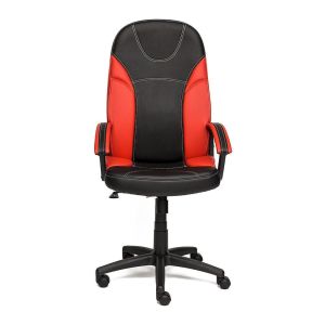 Купить Кресло компьютерное TetChair Twister кож/зам, черный/красный, 36-6/36-161