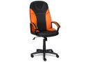 Купить Кресло компьютерное TetChair Twister кож/зам, черный/оранжевый, 36-6/14-43