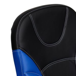 Купить Кресло компьютерное TetChair Twister кож/зам, черный/синий, 36-6/36-39