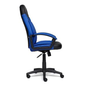 Купить Кресло компьютерное TetChair Twister кож/зам, черный/синий, 36-6/36-39