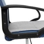 Кресло компьютерное TetChair Woker ткань, синий/серый, С24/ С27