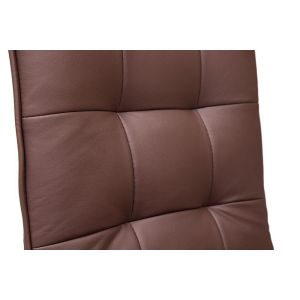 Купить Кресло компьютерное TetChair Zero кож/зам, коричневый, 36-36