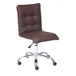 Купить Кресло компьютерное TetChair Zero кож/зам, коричневый, 36-36