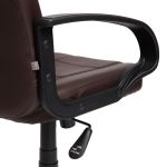 Кресло компьютерное TetChair СН747 кож/зам, коричневый, 36-36