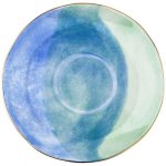Чайный набор Арти М 189-216 Парадиз на 6 персон (12 предметов) 300 мл голубой/розоавй/зелёный