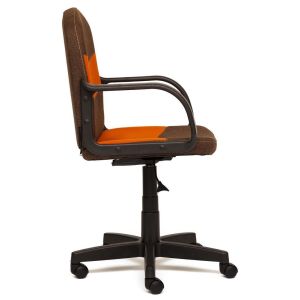 Купить Кресло компьютерное TetChair Baggi цвет ткань, коричневый/оранжевый, 3М7-147/С23