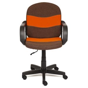 Купить Кресло компьютерное TetChair Baggi цвет ткань, коричневый/оранжевый, 3М7-147/С23