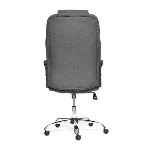 Купить Кресло компьютерное TetChair Bergamo (хром) цвет ткань, темно-серый, F68