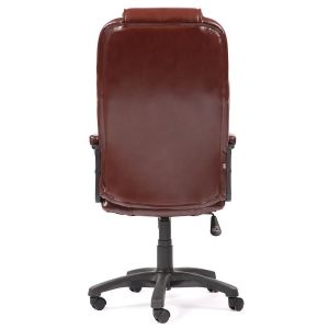 Купить Кресло компьютерное TetChair Bergamo цвет кож/зам, коричневый, 2 tone