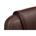 Кресло компьютерное TetChair Bergamo кож/зам, коричневый, 36-36