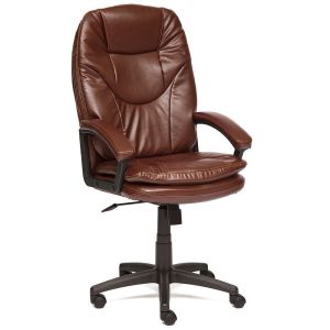 Купить Кресло компьютерное TetChair Comfort LT цвет кож/зам, коричневый, 2 tone