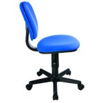 Кресло офисное Бюрократ CH-204NX синий/белый