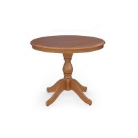 Стол Экомебель Фаворит де Люкс 900*900(1270) раздвижной темный орех