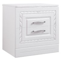 Тумба прикроватная Комфорт-S М5 Гертруда белая лиственница/ясень жемчужный