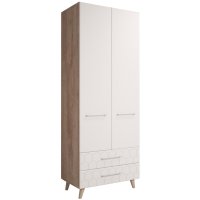 Шкаф Комфорт-S М1 Войтек дуб баррик/белый матовый