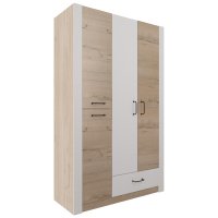 Шкаф Комфорт-S ЕВА 5 М2 дуб ирландский/белый матовый