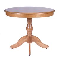 Стол Экомебель Фаворит де Люкс 900*900(1270) раздвижной орех