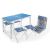 Купить Комплект мебели Ника ССТ-К2 (стол + 4 стула) голубой