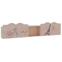 Полка навесная Мебельсон MDA-04 Амели млечный дуб